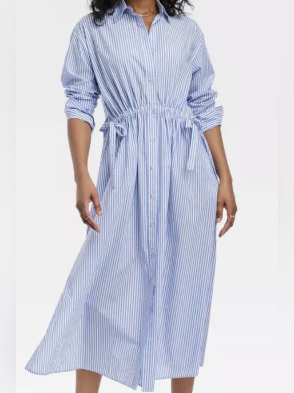 Harlow&Rose maxi dress Feat Cinched Waist W/ Adjustable Ties (SKU697)